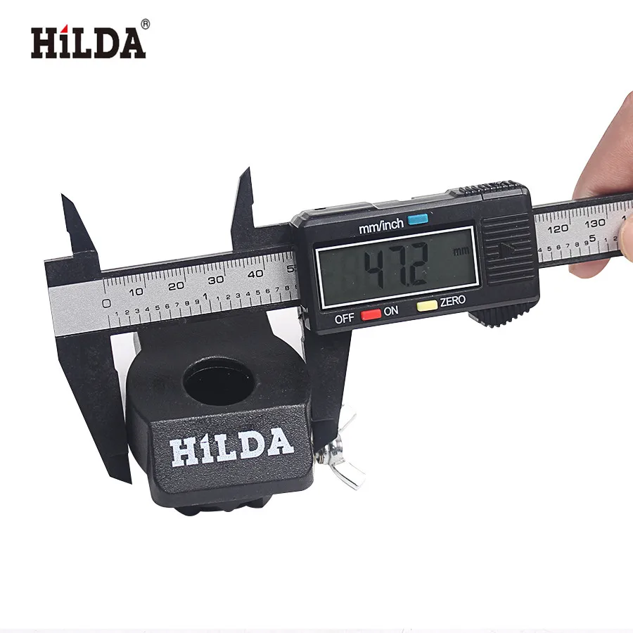 Hilda 150 мм 6 дюймов ЖК цифровой Электронный штангенциркуль из углеродного волокна Калибр микрометр измерительный инструмент линейка цифровые штангенциркули