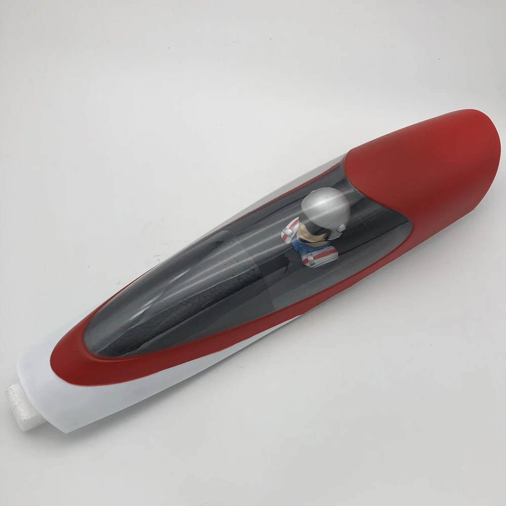 Cockpit canopy and pilot set for freewing stinger 90 90mm rc jet airplane