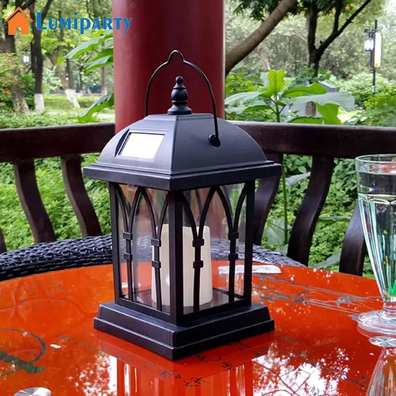 

Adeeing Solar Powered Garden Landscape Lamp with Candle Effect Intelligent Light Control Night Light
