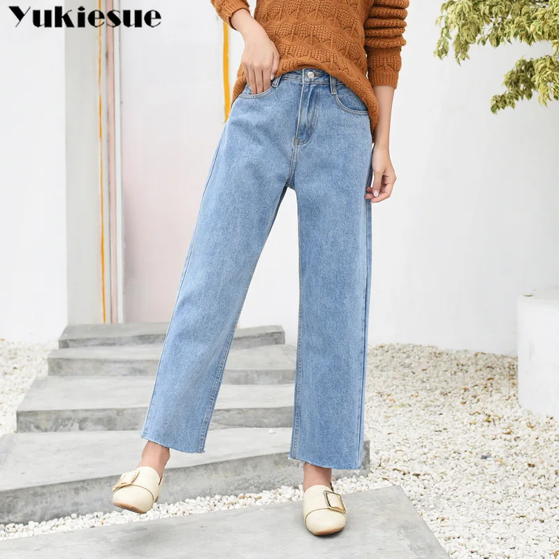 Vintage Push up mom ripped jeans for women boyfriend loose women's high waist denim wide leg pants capri woman jeans Plus size Vintage Push up mom ripped jeans for women boyfriend loose women's high waist denim wide leg pants capri woman jeans Plus size