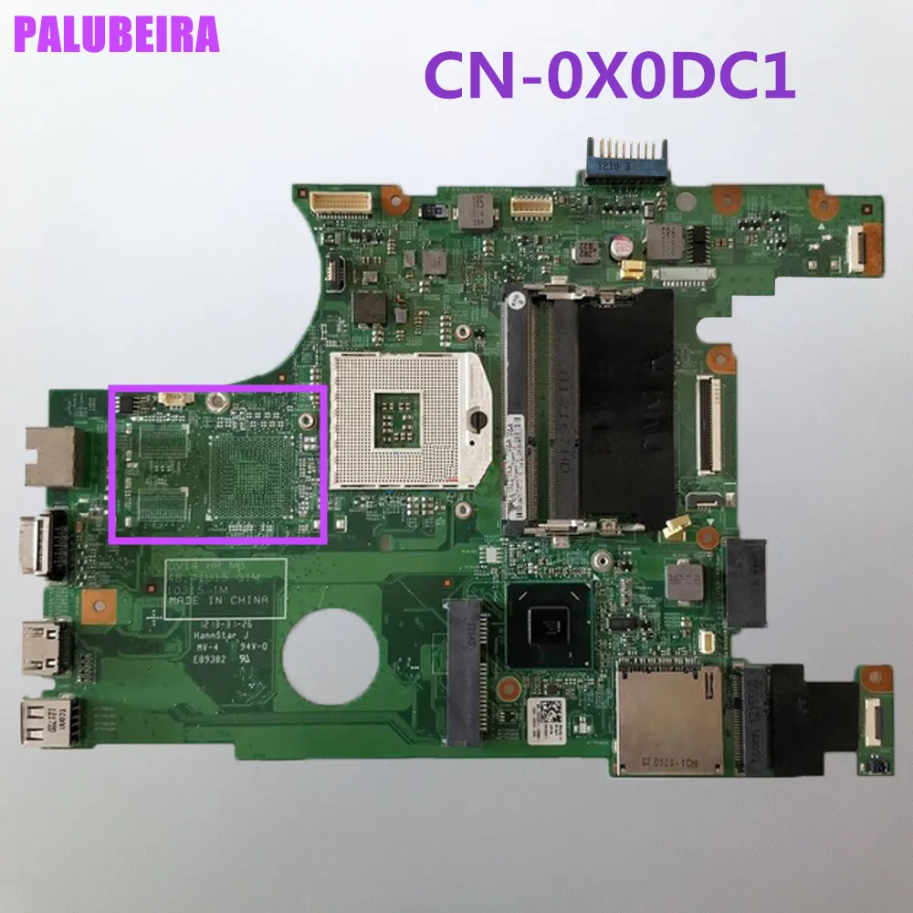 Материнская плата для ноутбука Dell N4050 X0DC1 0X0DC1 100% протестирована бесплатная