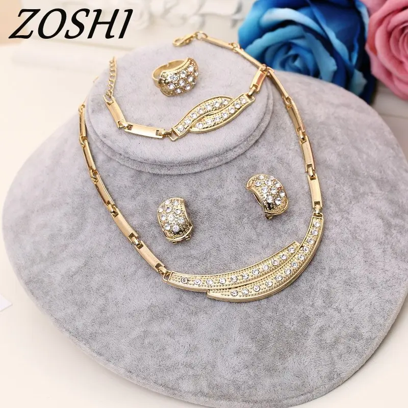 ZOSHI Jewelry Sets Women Indian African Jewelry Set amazing price Wedding Jewellery For Brides Dubai Gold Jewelry Sets|women african|jewelry sets weddingafrican beads - AliExpress