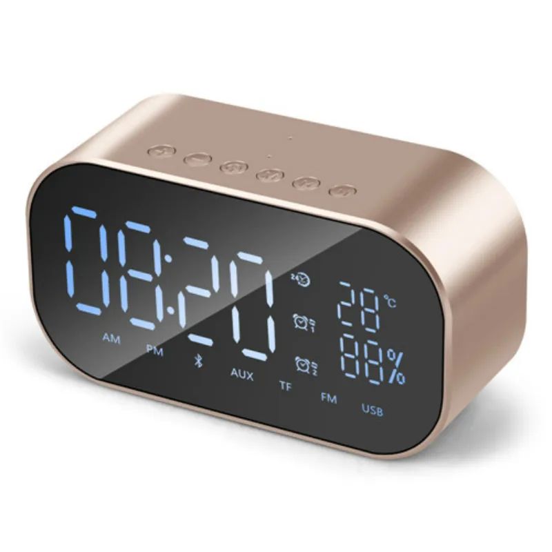Yayusi Alarm Clock Mobile Alarm Clock Bluetooth Speaker Wireless