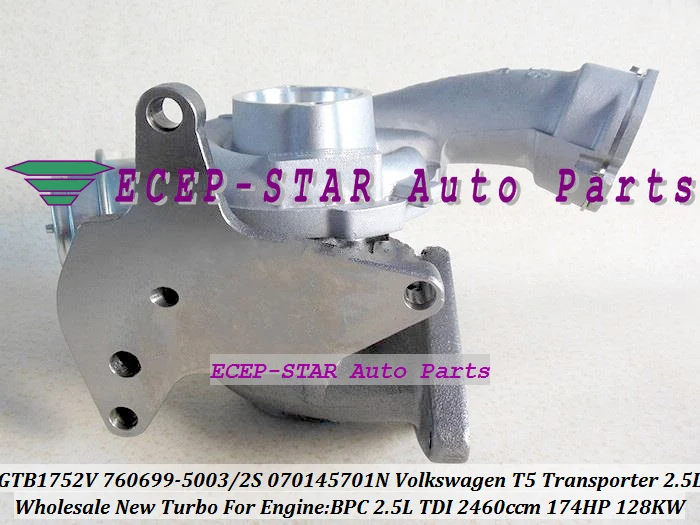 Turbo GTB1752V 760699 760699-5002S 760699-5003S 760699-0002 070145701N For Volkswagen VW T5 Transporter B8 2.5L TDI BPC 174HP (5)