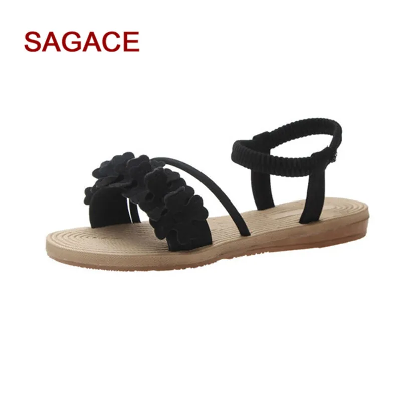 

Women Flock Sandals 2019 New Women Summer Sandals Flat Sandals Female Flip Flop Casual Beach Shoes Sandalia Feminina