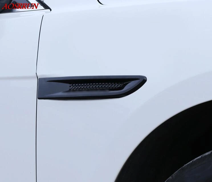 ABS автомобиль-Стайлинг крыло боковая решетка сетка вентиляционные решетки крышка Накладка для Jaguar F-PACE F PACE S до авто аксессуары