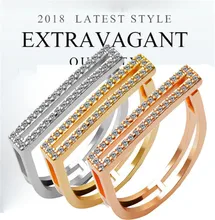 Female Crystal Horseshoe Shape Wedding Ring Fashion Jewelry Luxury Female Crystal Horseshoe Shape Wedding Ring Fashion Jewelry Luxury Women Letter D Design Promise Rings For In Engagement From