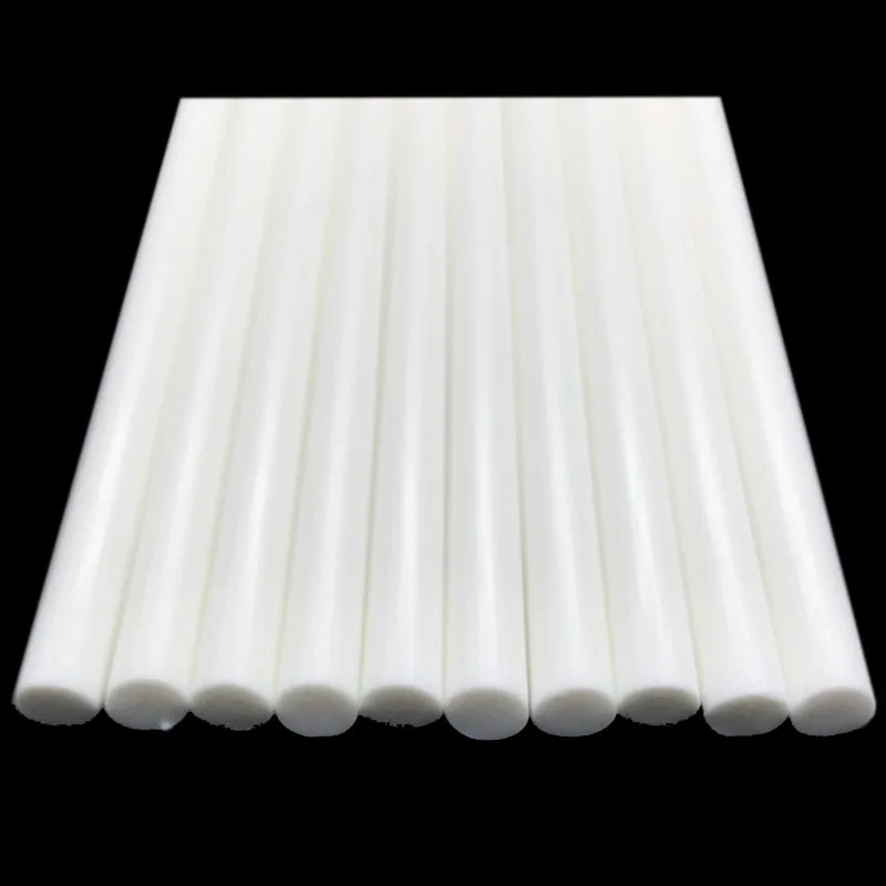 White Colored Full Size Hot Glue Sticks