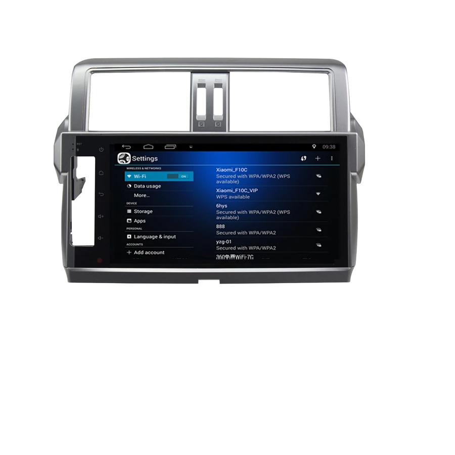 

Free shipping Elanmey 10.1" android 8.1 car multimedia for Toyota Prado 2014 navigation gps stereo tape radio headunit BT player