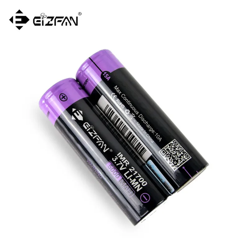 EIZFAN 21700 батарея 5000 мАч 15A для Joyetech ESPION Solo Vaporesso Armour Pro Geekvape Blade Eleaf iStick Pico S Mod