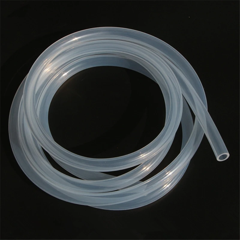 ID 2/3/4mm x OD 3/4/5/6/7/8 /10mm شفافة سيليكون أنبوب [البوق] الغذاء الصف الشعرية خرطوم شفاف غرامة سيليكون أنبوب