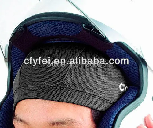 

Knitted Coolmax Material Fast Dry Motorcycle Racing Cap, Under Helmet Cap Fitting Head Circ. 52cm to 62cm Maximum 2 PCS 1 Set