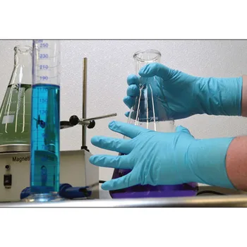 

1bag/100pc thickening blue Disposable nitrile gloves medical rubber latex experiment Mechanical Maintenance working gloves