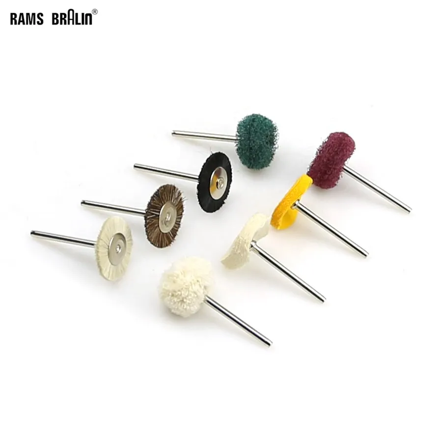 40 Pieces Mini Drill Polishing Brush 3mm Shank Mounted Buffing Wheels Abrasive Tools AliExpress