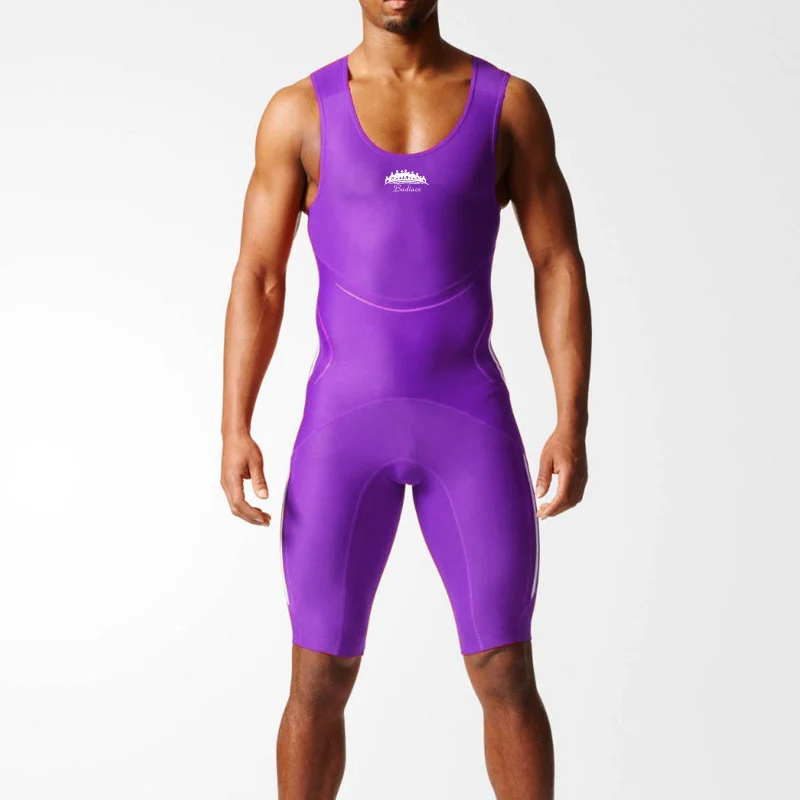 Badiace Пользовательский логотип AD одежда для плавания Speedsuit борьбы майка