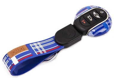 Юнион Джек ключ защитный чехол JCW корпус умного ключа крышка оболочки для BMW Mini Cooper F56 F55 F54 автомобиль-Стайлинг автомобильные аксессуары 2 шт - Название цвета: blue