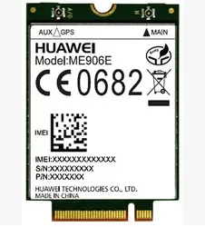 Для HuaWei модель ME906E + 2 шт. IPX4 антенны 4 г модуль LTE 3g квад-gps WCDMA HSPA + DC NGFF WLAN Беспроводной карты
