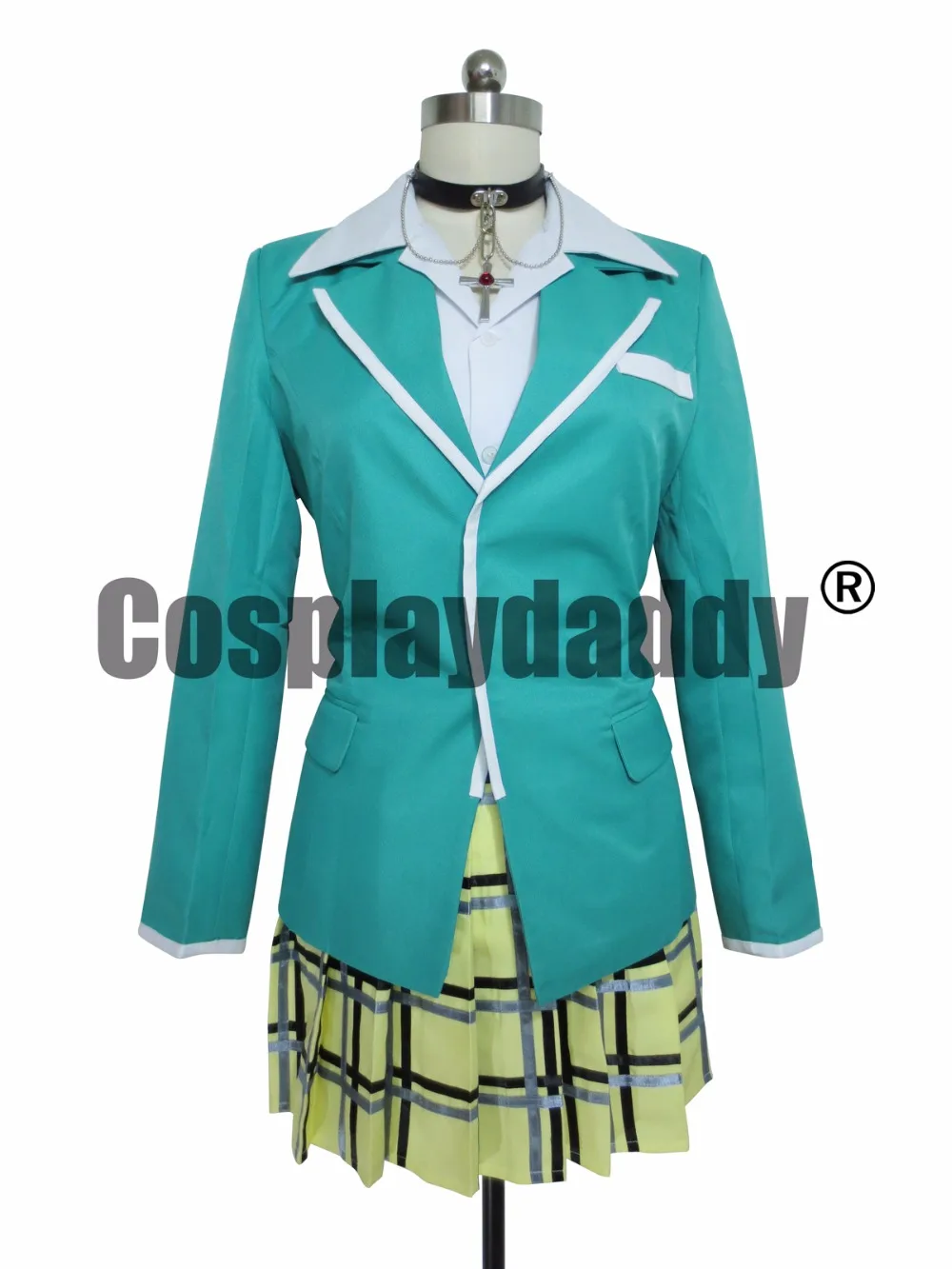 

Rosario + Vampire Moka Akashiya Cosplay Costume with necklace F008