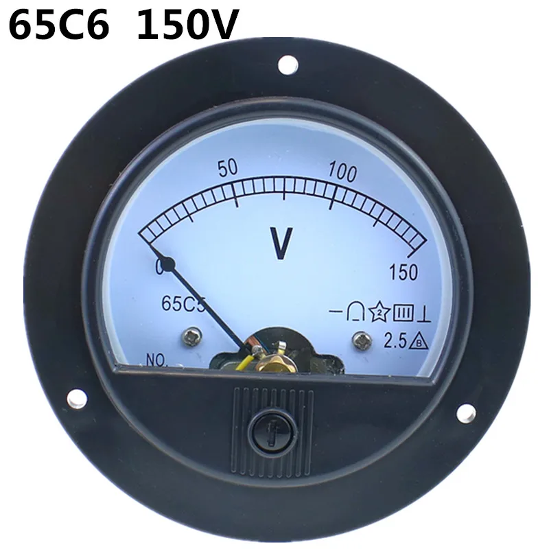 Аналоговый вольтметр 62T2/65C5 150 в класс измерительный измеритель