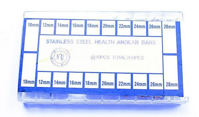

200PCS / 1set High quality watch parts stainless steel HEALTH ANOEAR BARS watch repair part - 3101