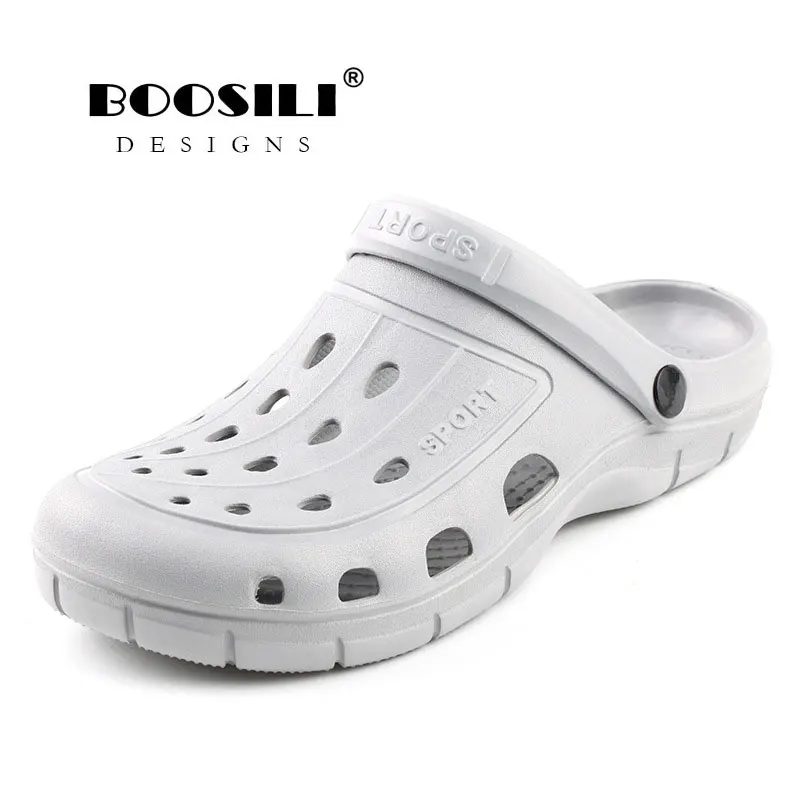 Sandalias Hombre Limited Mens Leather Sandal 2019 Men's Eva Clog Slipper Summer Sandals Lightweight High Quality Breathable