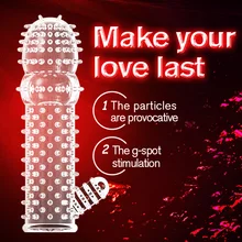 Crystal Cock Rings Adult Sex Products Reusable Condom Sexy Toys Penis Sleeves Penis Extension Cock Rings
