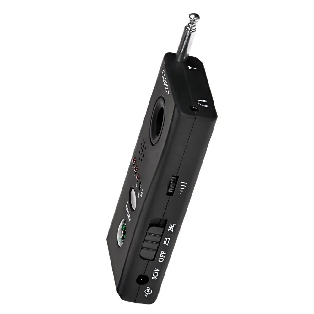 Bonlor CC308 Wireless FNR Full-frequency Detector GSM Device Finder Cam Laser Lens RF Signal Detector 