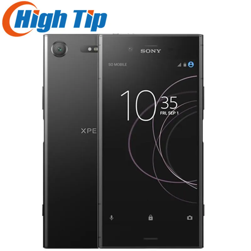 Разблокированный мобильный телефон sony Xperia XZ1 G8341, 4 Гб ОЗУ, 64 Гб ПЗУ, 5,2 дюймов, четыре ядра, 19MP, 2700 мАч, одна Sim, Android LTE