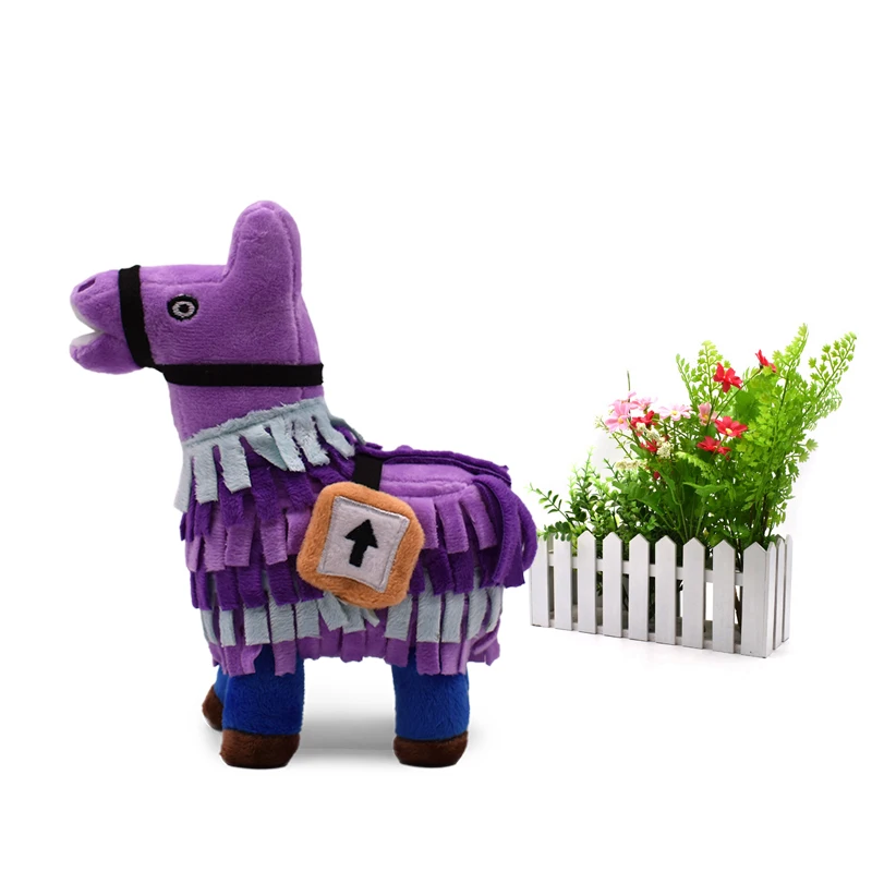 

10 PCS/Lot Hot Toy Stash Llama Fort night Alpaca Treasure Box Stuffed Peluche Plush Baby Toys Christmas Gift For Children