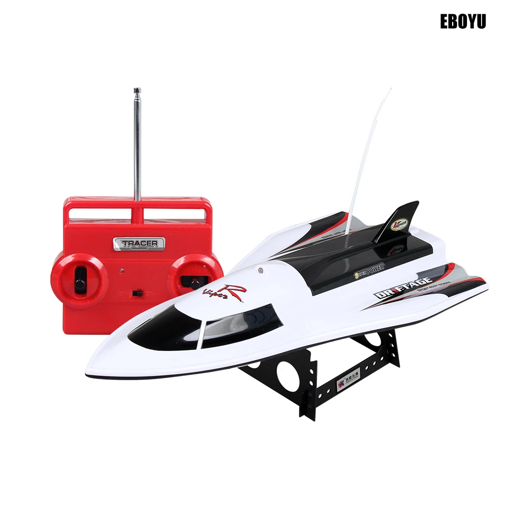 Создание игрушек ShenQiWei CT3362 RC Flyng Fish 4CH 27 МГц/40 МГц RC лодка высокоскоростная гоночная лодка 20 км/ч RC скоростная лодка RTR