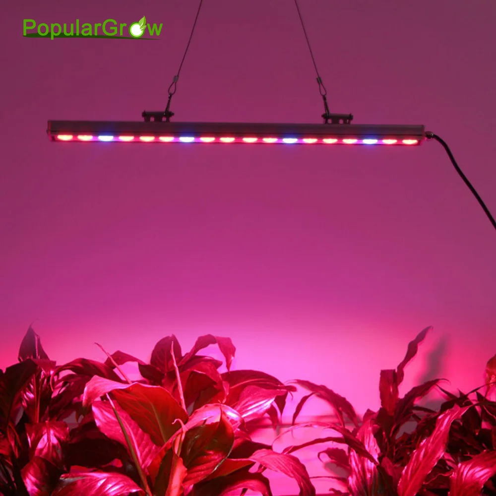 5pcs/lot 54w IP65 Waterproof Led Grow Light Bar strip LEDs for plant