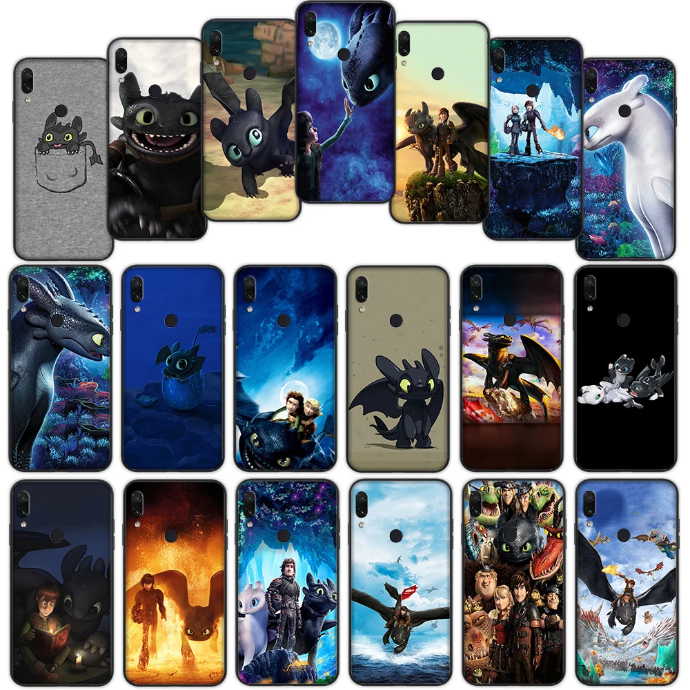 

How To Train Your Dragon Soft Cover Case for Xiaomi Redmi Note 7 4 4X 6 Pro 5 Plus 5A 6A Go S2