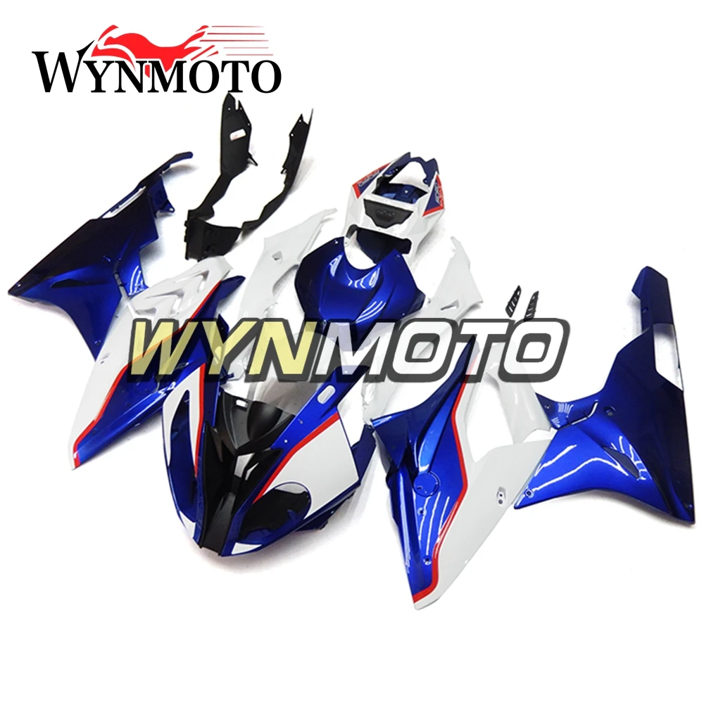 

Complete Fairings For BMW S1000RR 2015-2016 15 16 Year ABS Injection Plastics Hulls Cowlings Bodywork White Blue Fittings Cover