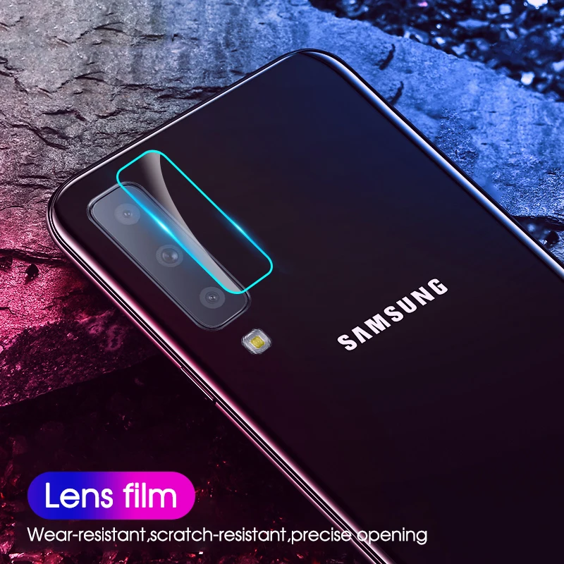 Пленка для камеры на мобильном телефоне samsung Galaxy A50 S8 S9 S10 Plus A7 A750 2018 A70 A 50 Защитная