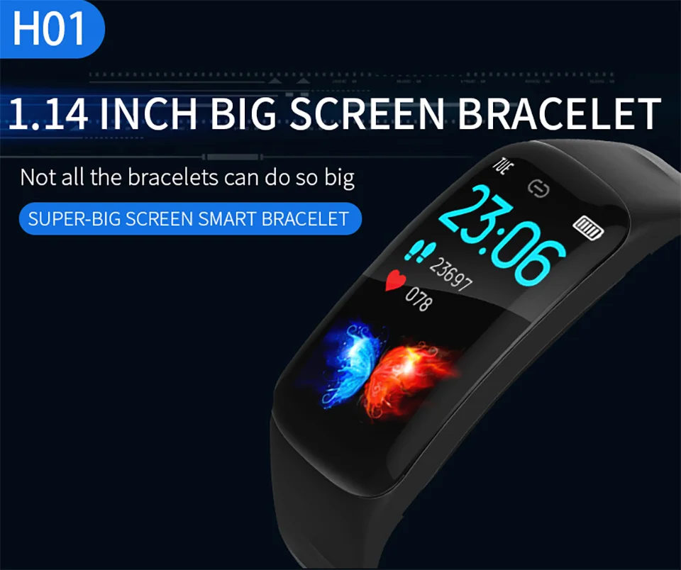H01 Смарт-часы мужские спортивные цифровые фитнес-наручные часы светодиодный Интеллектуальный браслет умные часы для поддержания