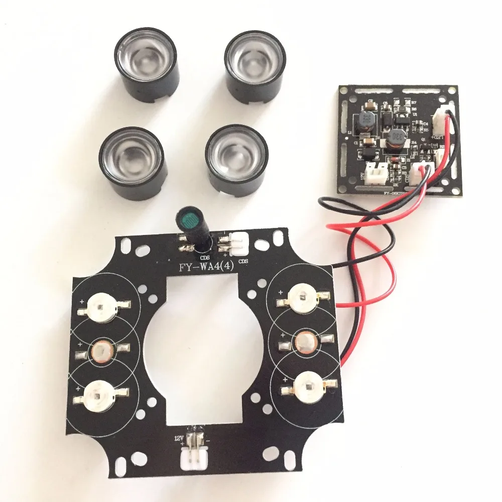  New 4 array IR led Spot Light Infrared board for CCTV Cameras night vision For Outdoor Waterproof C - 32814364910