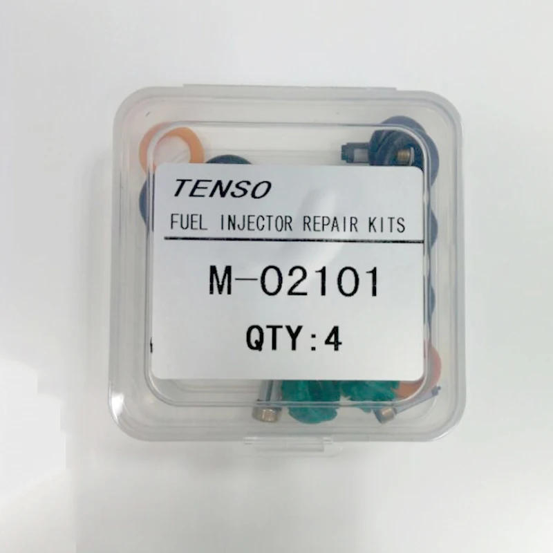 

Free Shipping 4pcs/box Fuel Injector Repair Kit Including Fuel Injector Filter o-ring Plastic Washer Pintle Cap (TS-RK02101)