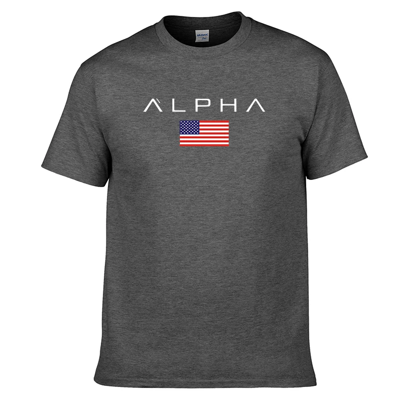 Cool mens t shirts fashion 2018 ALPHA Industries T shirt Cotton short ...