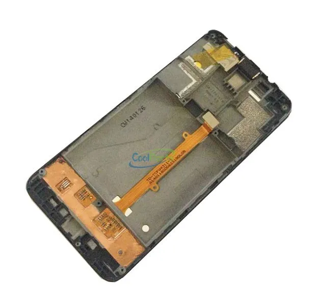 1 шт./лот для Alcatel One Touch Idol mini 6012 6012A 6012D 6012 Вт 6012X OT6012 ЖК-дисплей+ сенсорный экран дигитайзер+ рамка+ инструмент и лента