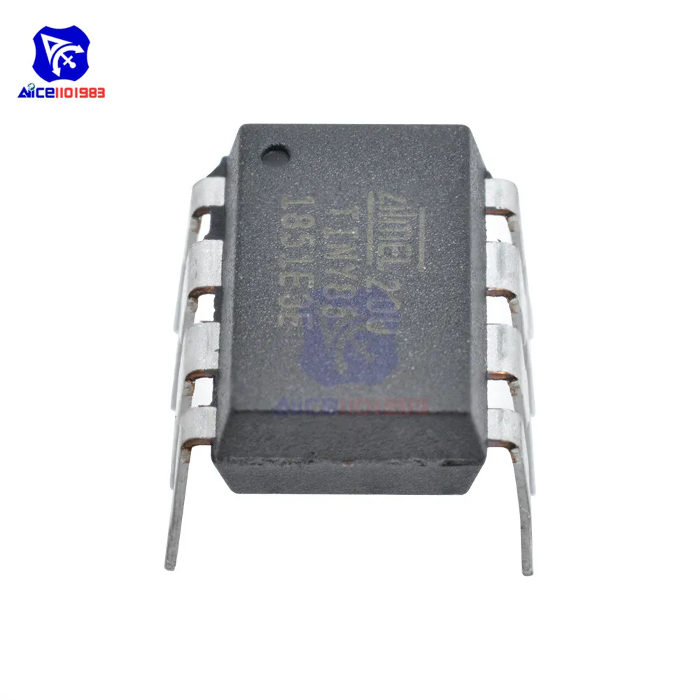 10 шт./партия микроконтроллер IC ATTINY85-20PU ATTINY85 MCU 8 бит ATTINY 20 МГц 8 Pin DIP-8 ATTINY85