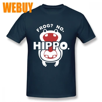 

New Casual Frog No. Hippo T-shirt For Men Organnic Cotton Big Size 3D Print 100% Cotton Breathable