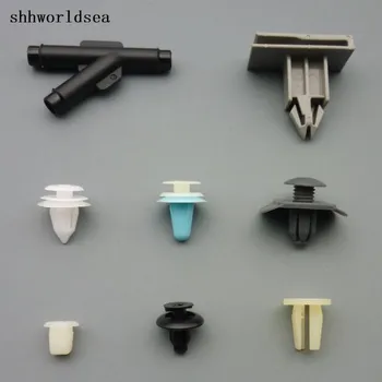 

shhworldsea 500pcs auto clip Y connector rocker panel moulding clip trim board retainer screw grommet door panel retainer