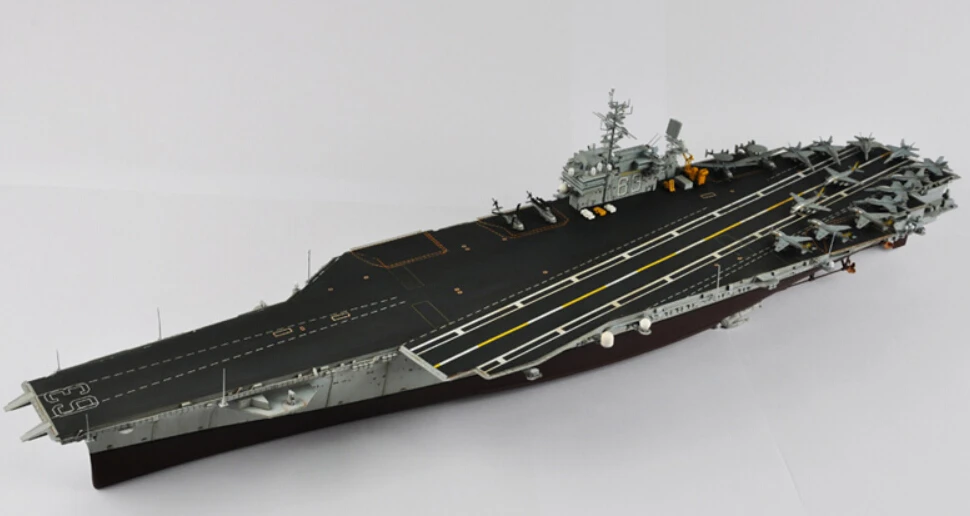 Academy 1/800 масштаб 14210 США CV 63 Kitty Hawk авианосец пластиковая модель комплект собранная