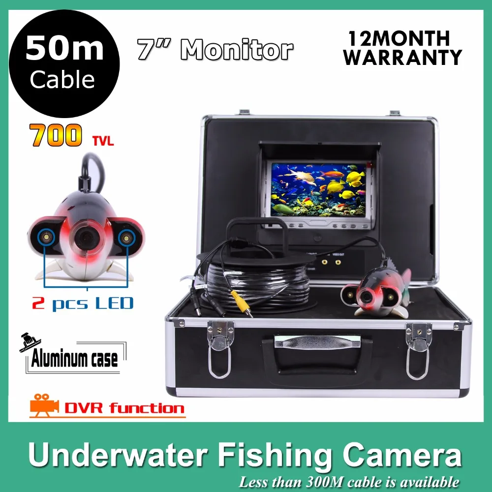 7Inch Monitor fishing tools underwater camera with DVR 600TVL IP68