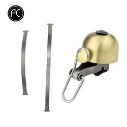 Classic Copper Bicycle Bell - Retro Bike Accessory with Loud Clear Ring (Matt Golden)