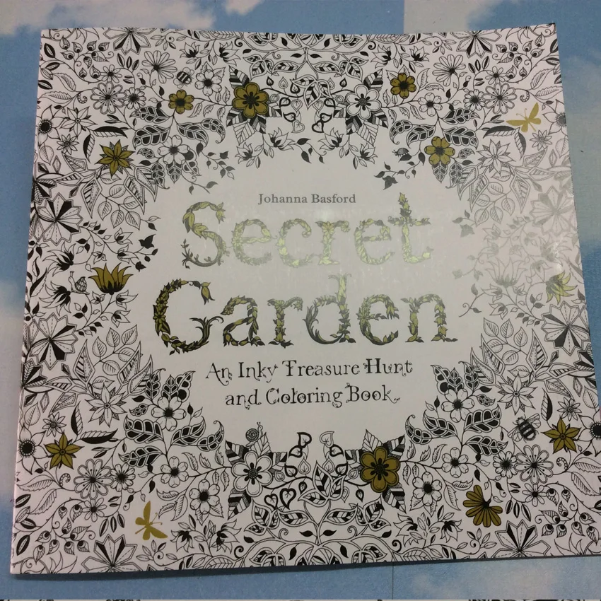 24 стр. Secret Garden антистресс для взрослых раскраски Iibros в стиле книги Ливр детская