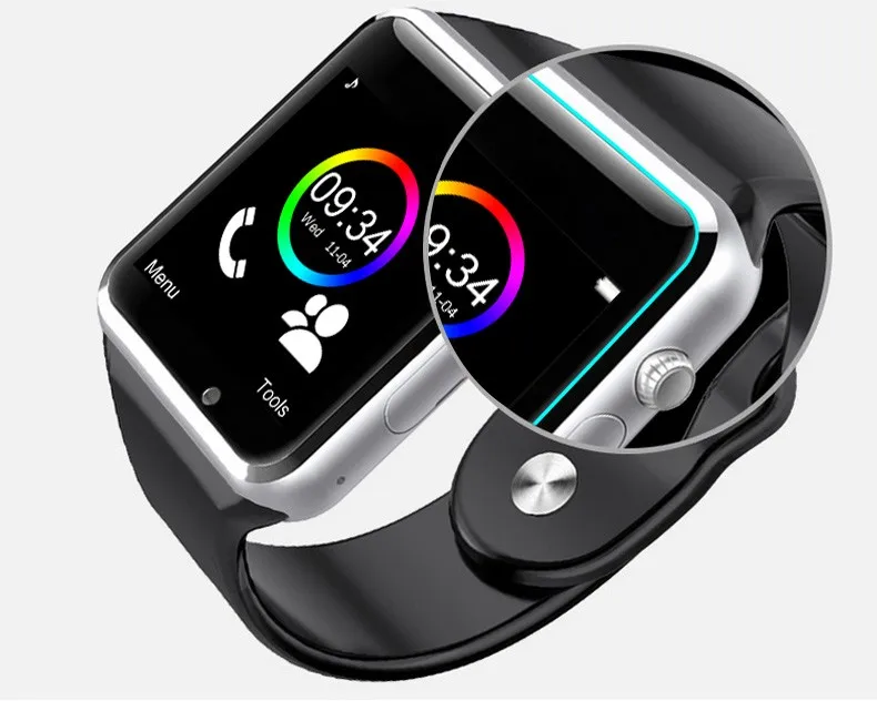 Наручные часы A1 Bluetooth Смарт часы спортивные Шагомер с sim-камерой Smartwatch для Android смартфонов Россия T15 PK DZ09