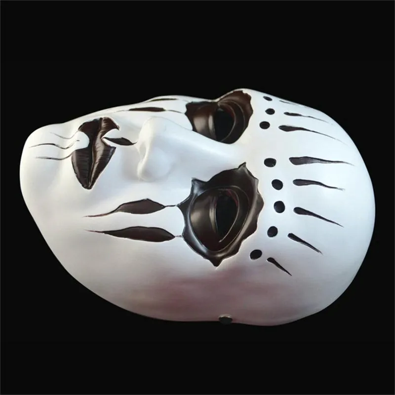 Resin Mask Slipknot Joey Cosplay Mask Scary Mask White Slipknot Mask Adult Fancy Costume Party Masquerade Halloween Props FA54 (4)