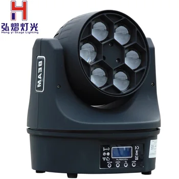 

Lighting Mini Bee Eye 4in1 RGBW 6*15w LED Moving Head Light Club DJ Stage Lighting Party Disco Moving heads Light
