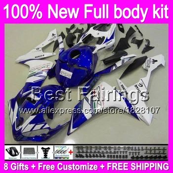 

Fairing Body For YAMAHA Blue white YZF-R1 07-08 YZF1000 07 08 YZF R1 12B70 YZF 1000 07 08 YZFR1 2007 2008 +decal NEW Blue TOP1